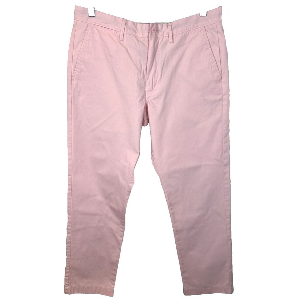 J.Crew The Sutton Summerweight Chino Pants Pink Mens 31x30 (Measures 32x30)